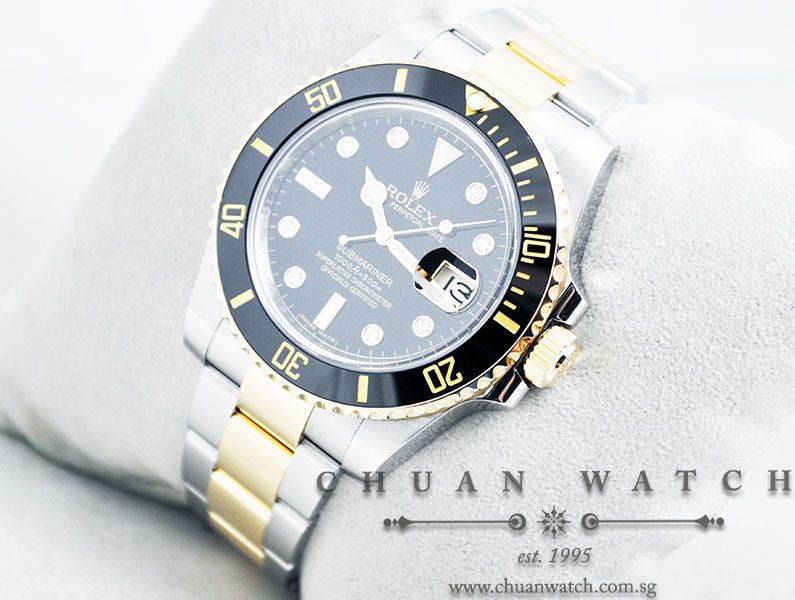 Rolex Submariner 116613LN Black Diamonds - Image 2