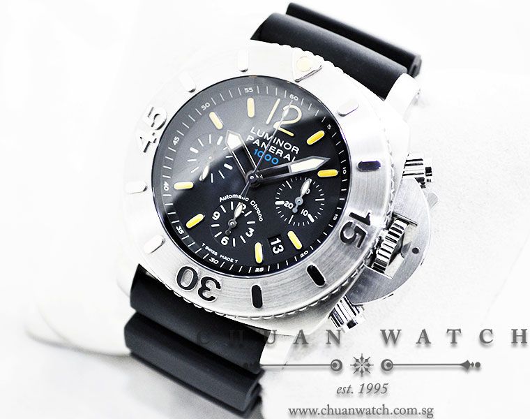 Panerai Luminor Submersible Chronograph 1000M Pam 187 G - Limited Edition of 1000 Pieces Only - Image 2