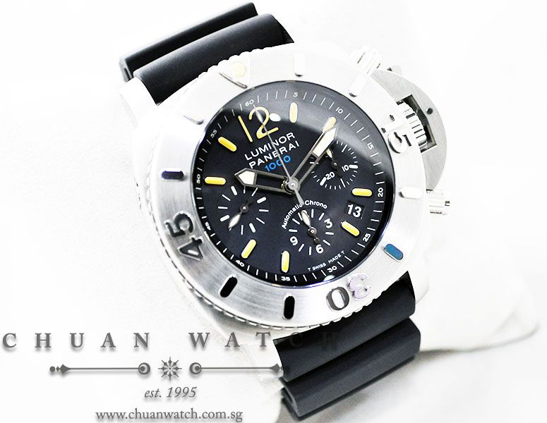 Panerai Luminor Submersible Chronograph 1000M Pam 187 G - Limited Edition of 1000 Pieces Only - Image 3