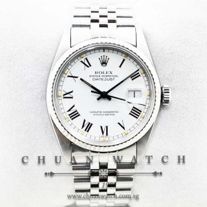 Rolex Vintage DateJust 36mm 16014 White Roman - Discontinued