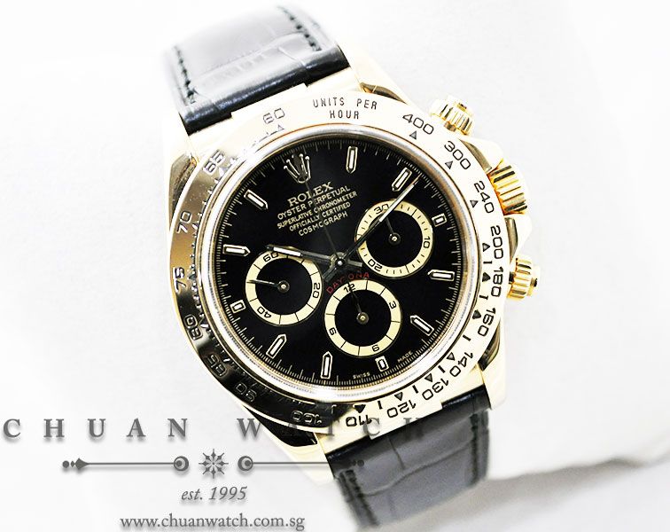 Rolex Cosmograph Daytona 16518 Black Baton - Discontinued - Image 3
