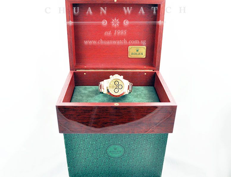 Rolex Cosmograph Daytona 16528 Champagne Rhodium Diamonds - Discontinued - Image 5