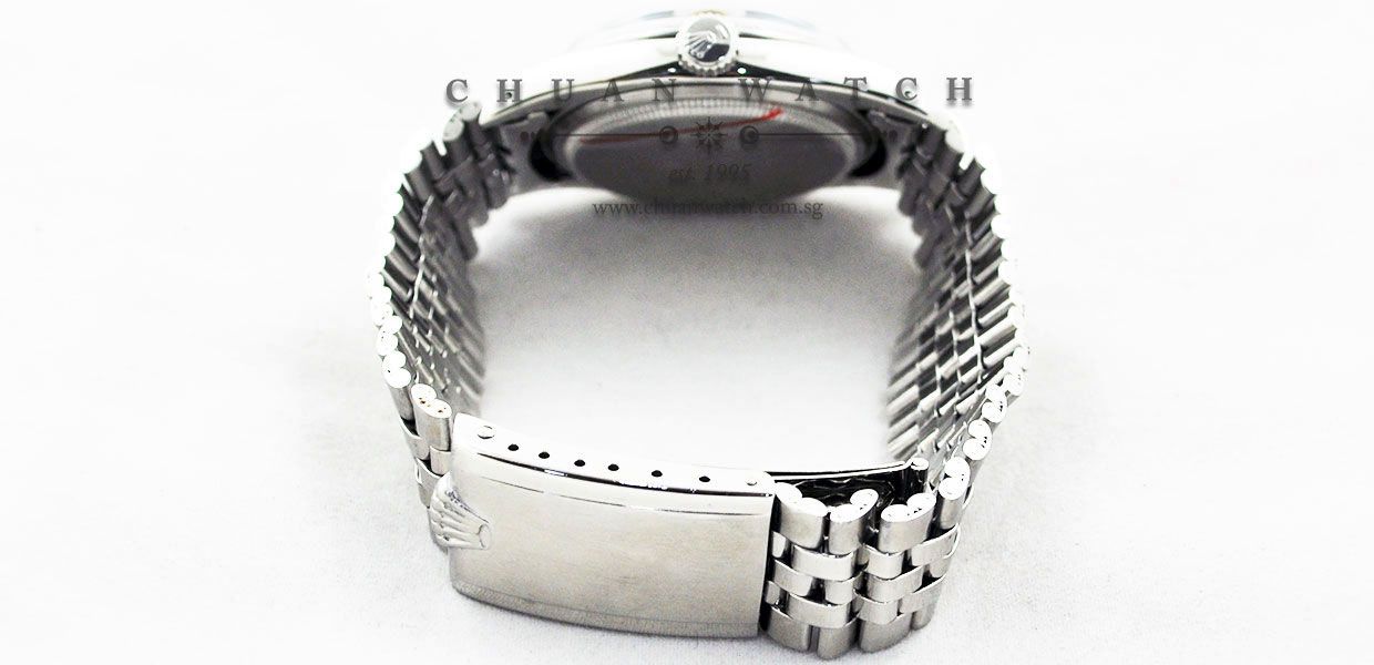 Rolex Vintage DateJust 36mm 6605 Silver Rhodium Baton - Discontinued - Image 4