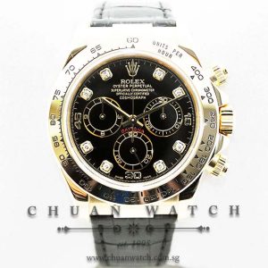 Rolex Cosmograph Daytona 116518 Black Diamonds