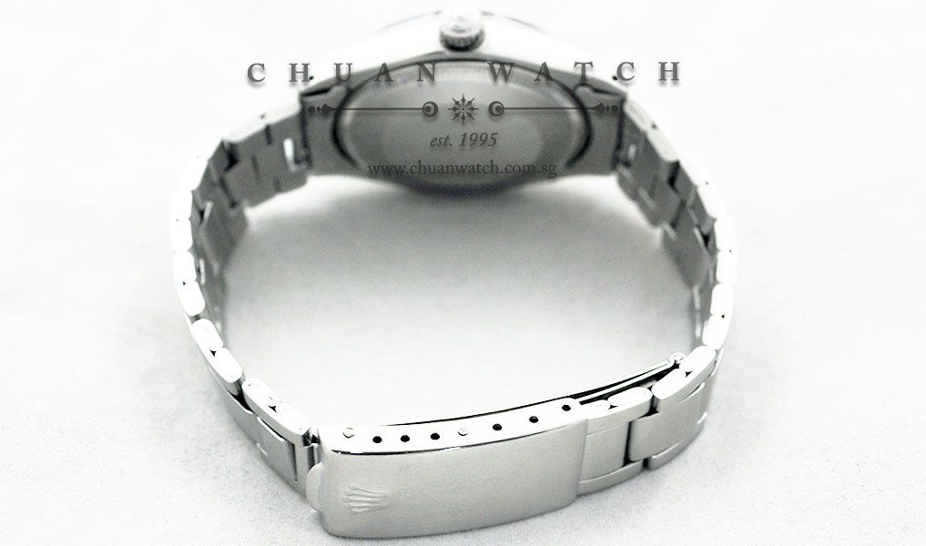 Rolex Vintage Air-King 34mm 5500 Silver Rhodium Baton - Discontinued - Image 4