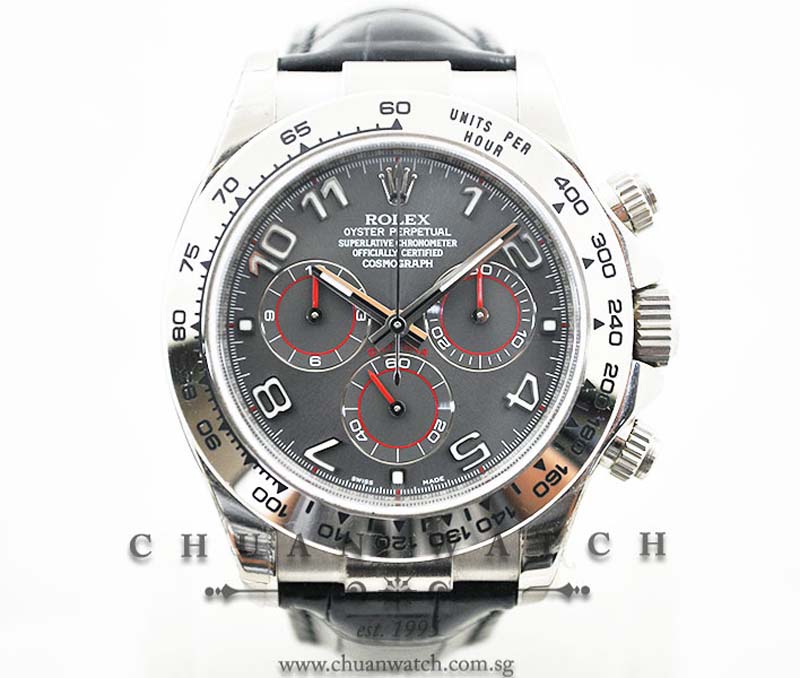 Rolex Cosmograph Daytona 116519 Grey Slate Arabic