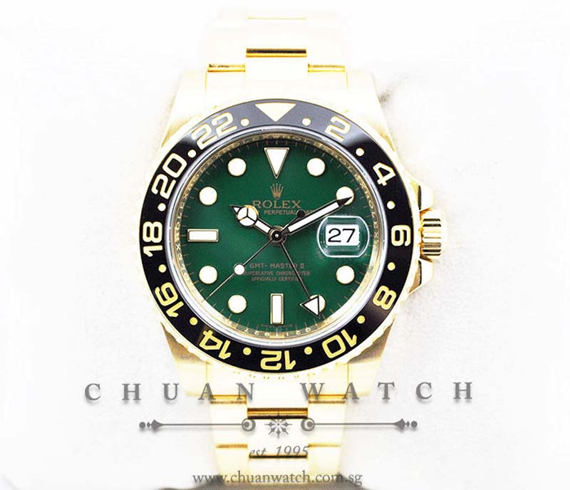 Rolex GMT-Master II 116718LN Green
