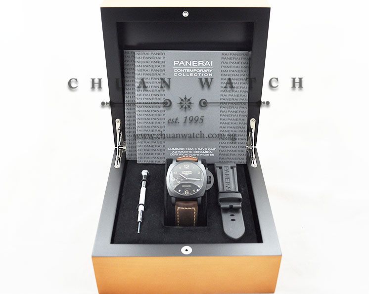 Panerai Luminor 1950 3-Days GMT Ceramica Pam 441 O - Image 5