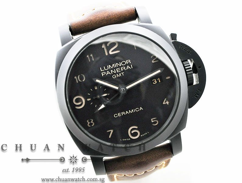 Panerai Luminor 1950 3-Days GMT Ceramica Pam 441 O - Image 3