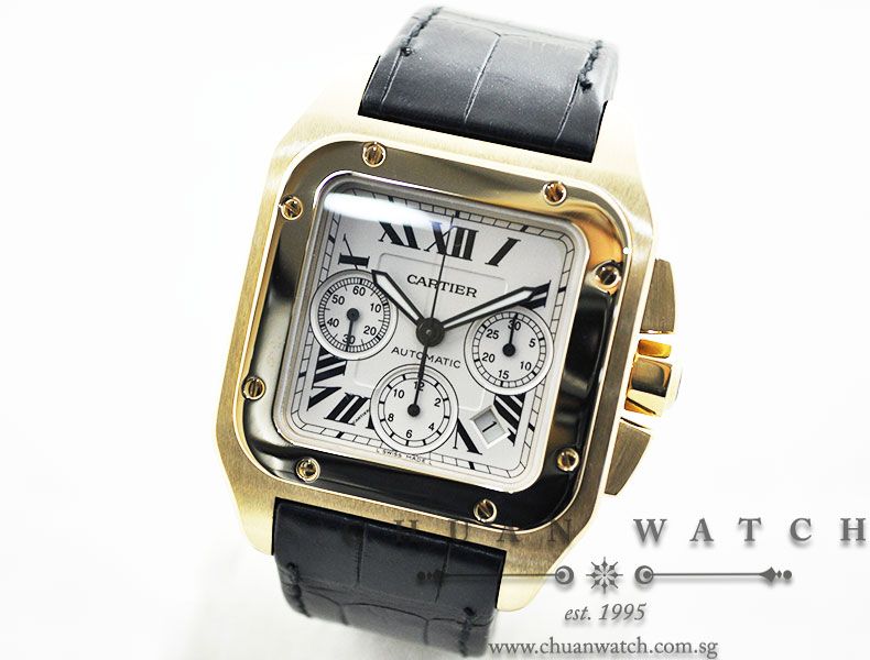 Cartier Santos 100 XL Chronograph W20096Y1 - Discontinued - Image 2
