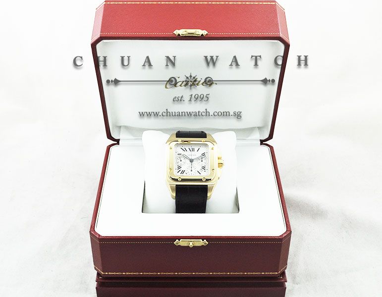 Cartier Santos 100 XL Chronograph W20096Y1 - Discontinued - Image 5