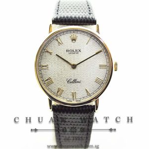 Rolex Cellini 32mm 5112/8 Silver Jubilee Roman - Discontinued
