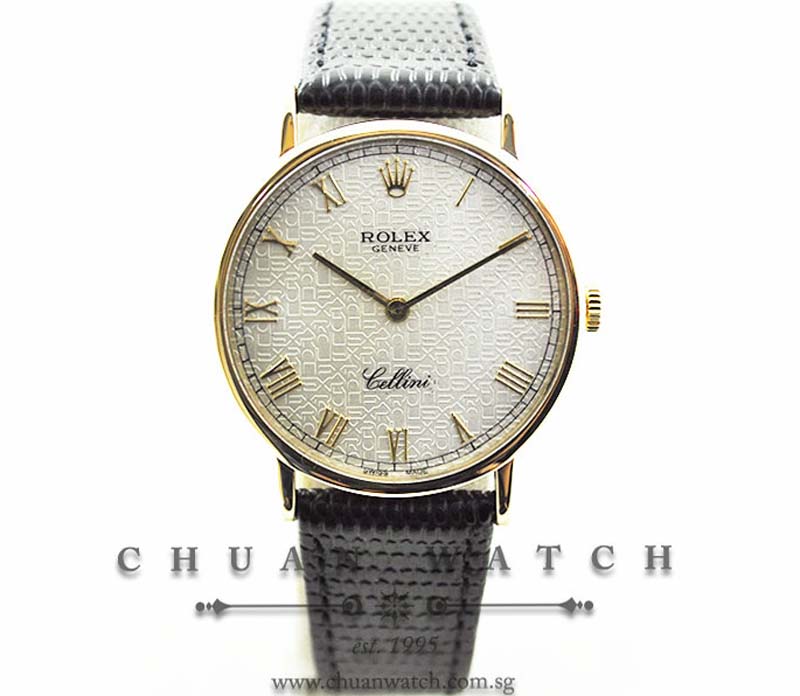 Rolex Cellini 32mm 5112/8 Silver Jubilee Roman - Discontinued