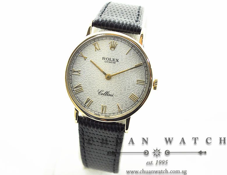 Rolex Cellini 32mm 5112/8 Silver Jubilee Roman - Discontinued - Image 2