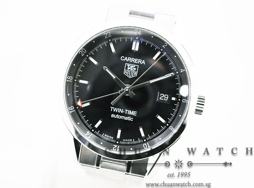 Tag Heuer Carrera Twin-Time Calibre 7 WV2115.BA0787 - Image 2