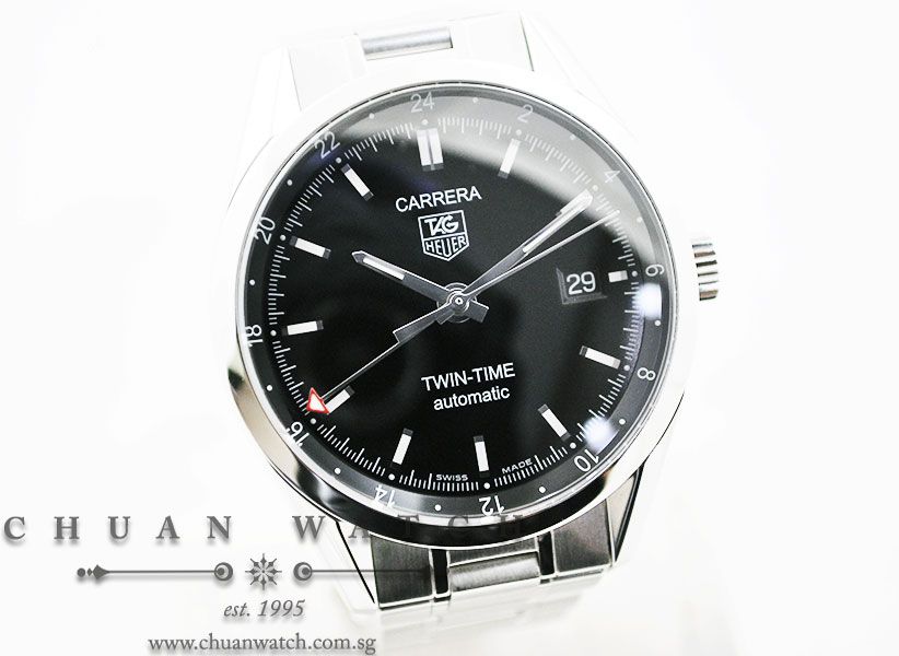 Tag Heuer Carrera Twin-Time Calibre 7 WV2115.BA0787 - Image 3