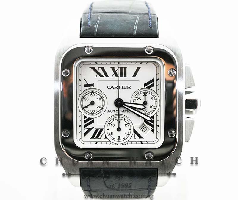 Cartier Santos 100 XL Chronograph W20090X8 - Discontinued