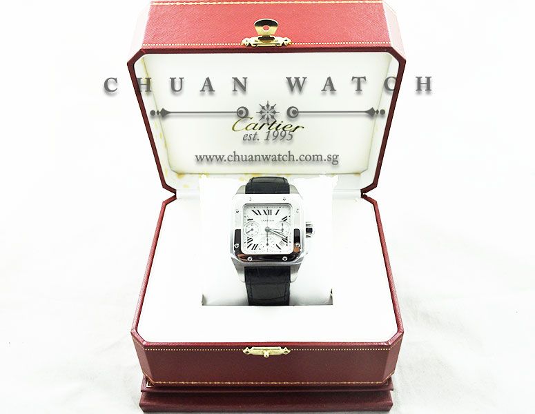 Cartier Santos 100 XL Chronograph W20090X8 - Discontinued - Image 5