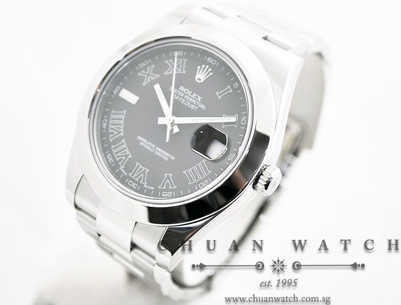 Rolex DateJust II 116300 Dark Grey Roman - Image 2