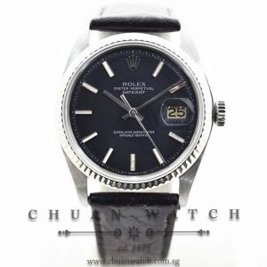 Rolex Vintage DateJust 36mm 1601-4 Blue Baton - Discontinued