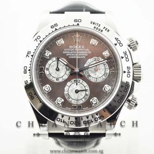 Rolex Cosmograph Daytona 116519 Tahitian MOP Gold Crystal Diamonds