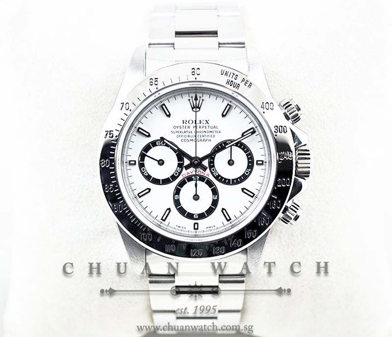 Rolex Cosmograph Daytona 16520 White Baton - Discontinued