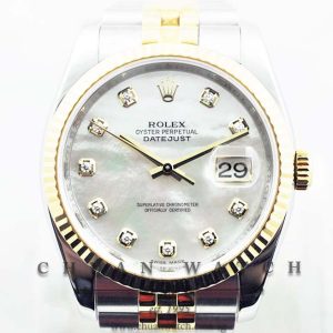 Rolex Gents DateJust 36mm 116233 White MOP Diamonds