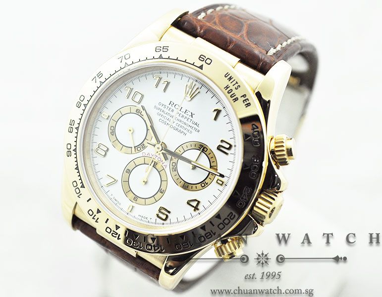 Rolex Cosmograph Zenith Daytona 16518 White Arabic - Discontinued - Image 2