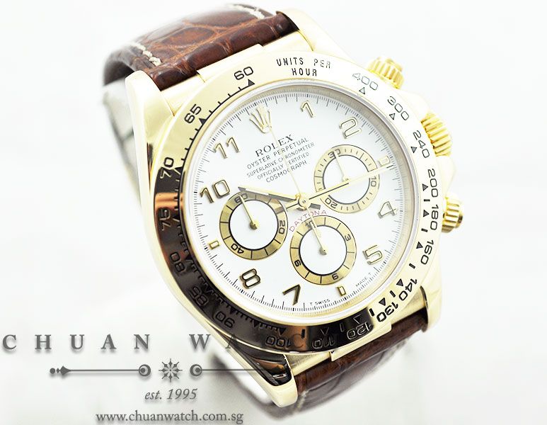 Rolex Cosmograph Zenith Daytona 16518 White Arabic - Discontinued - Image 3