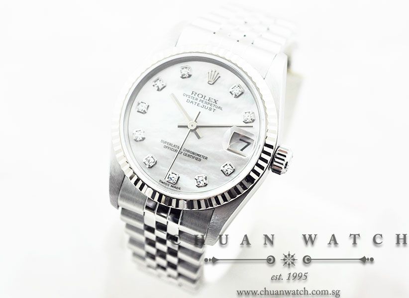 Rolex Boys DateJust 31mm 78274 White MOP Diamonds - Discontinued - Image 2
