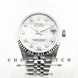 Rolex Boys DateJust 31mm 78274 White MOP Diamonds - Discontinued