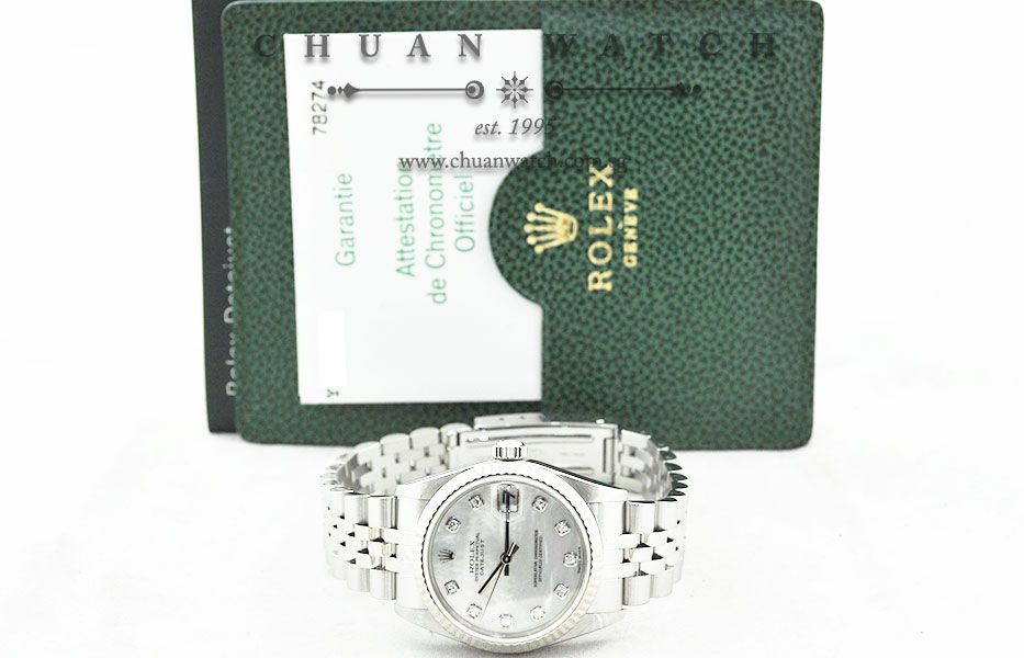 Rolex Boys DateJust 31mm 78274 White MOP Diamonds - Discontinued - Image 5