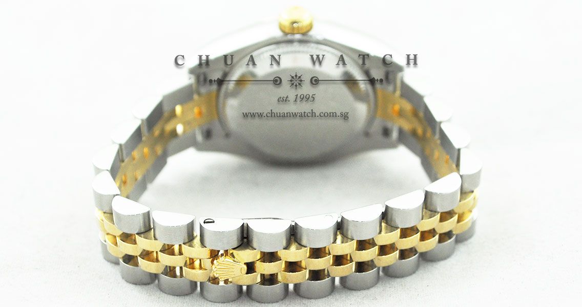 Rolex Ladies DateJust 26mm 179173 Champagne Rhodium Diamonds - Image 4