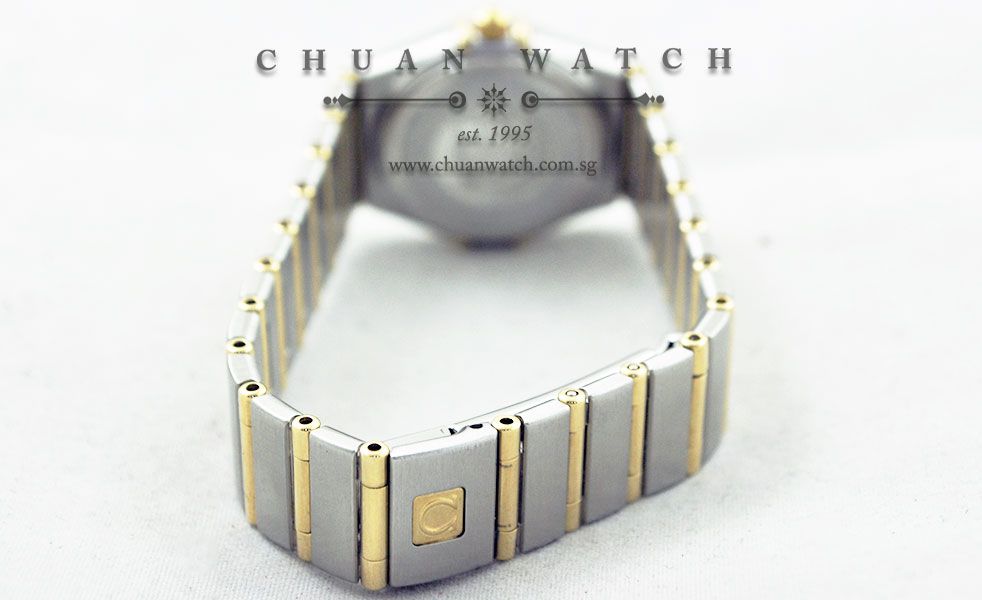 Omega Ladies Mini Constellation Quartz 22.5mm 1262.70.00 White MOP Baton - Discontinued - Image 4