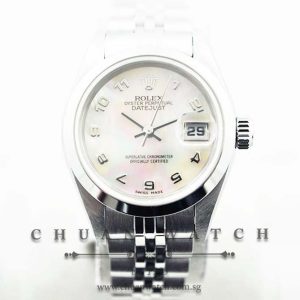 Rolex Ladies DateJust 26mm 69160 Pink MOP Arabic - Discontinued