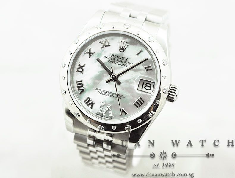 Rolex Boys DateJust 31mm 178344 White MOP VI - Image 2