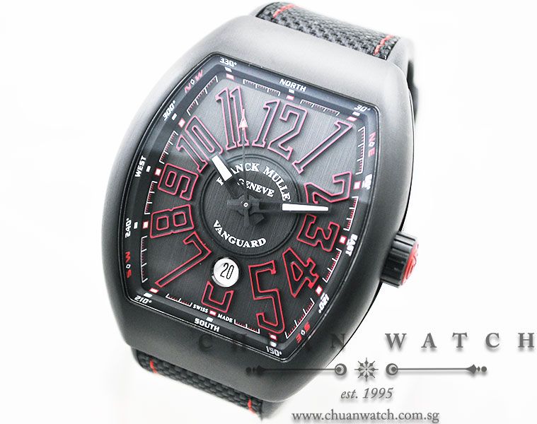 Franck Muller Vanguard PVD-Titanium V 45 SC DT TT NR BR ER - Image 2