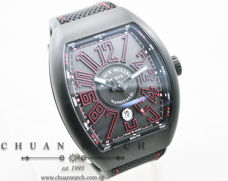 Franck Muller Vanguard PVD-Titanium V 45 SC DT TT NR BR ER - Image 3