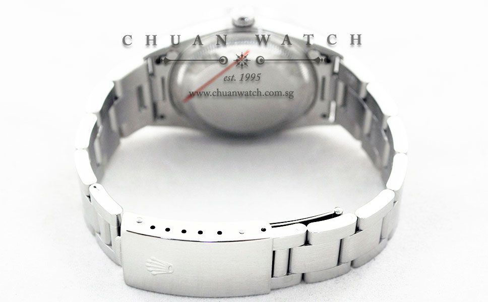 Rolex Oyster Perpetual Date 34mm 15210 Black Rhodium Baton - Discontinued - Image 4