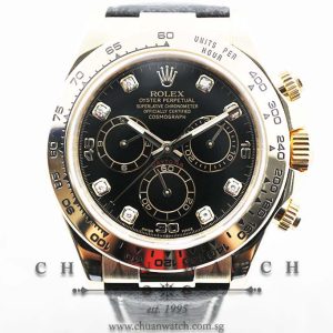 Rolex Cosmograph Daytona 116518 Black Diamonds