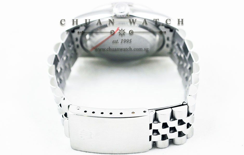Rolex Gents DateJust 36mm 16234 Black Rhodium Diamonds - Discontinued - Image 4
