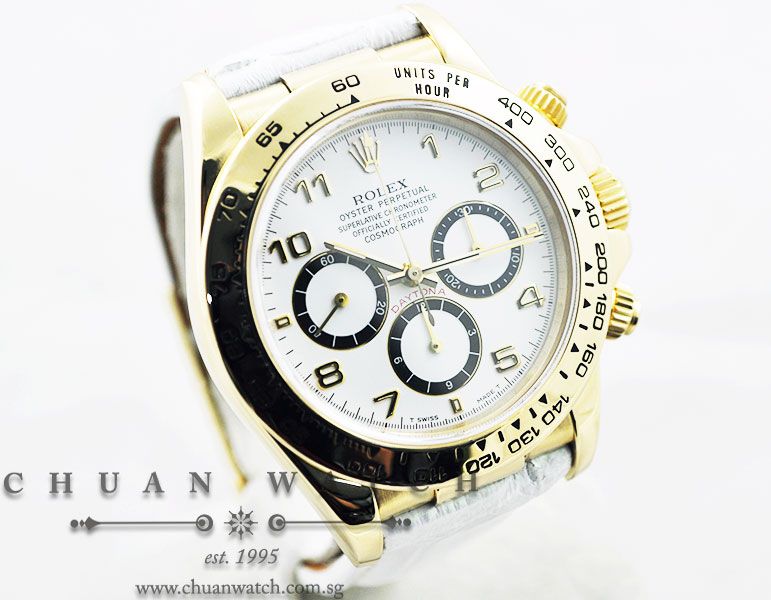 Rolex Cosmograph Zenith Daytona 16518 White Arabic Inverted 6 - Discontinued - Image 3