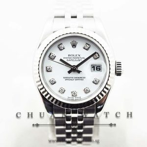 Rolex Ladies DateJust 26mm 179174 White Diamonds