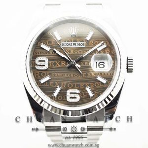 Rolex Gents DateJust 36mm 116234 Bronze Waves 6.9. Diamonds