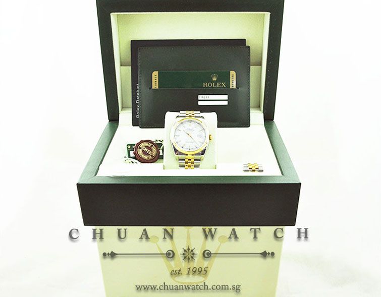 Rolex Gents DateJust 36mm 116233 White Baton - Image 5