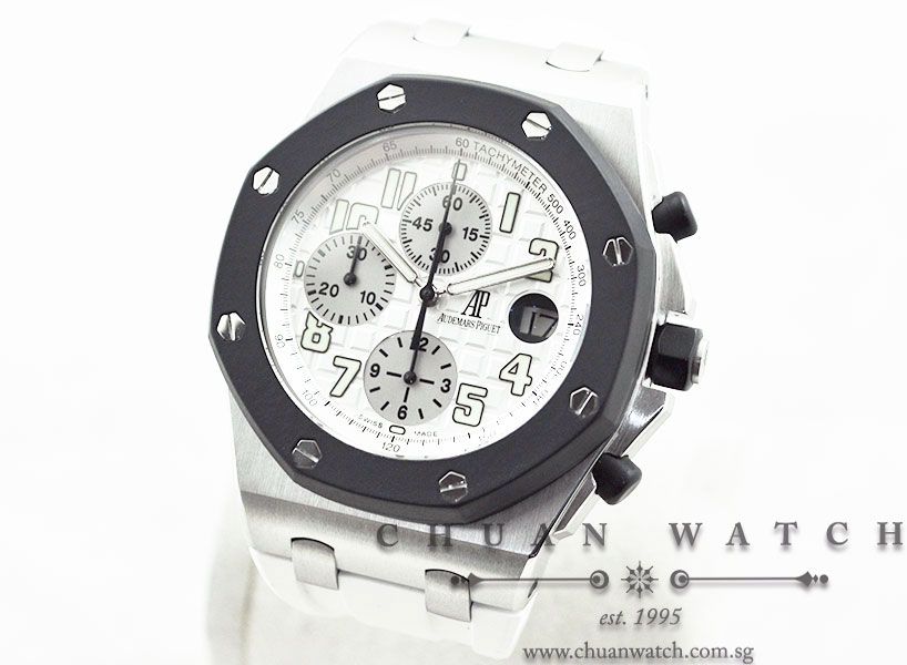 Audemars Piguet Royal Oak Offshore Rubber Clad White 25940SK - Discontinued - Image 2