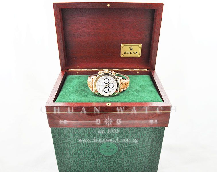 Rolex Cosmograph Zenith Daytona 16518 White Arabic Inverted 6 - Discontinued - Image 5