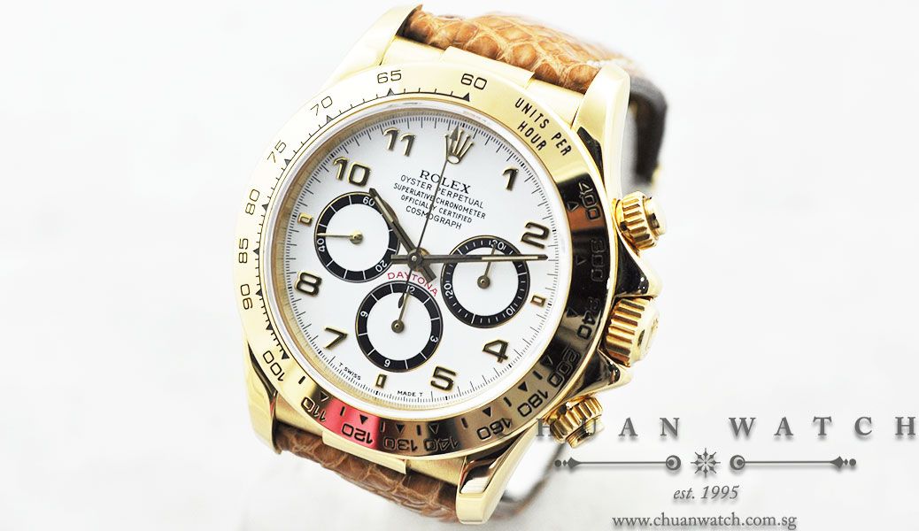 Rolex Cosmograph Zenith Daytona 16518 White Arabic Inverted 6 - Discontinued - Image 2