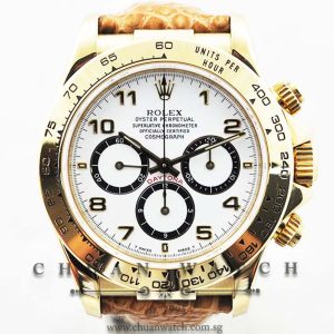 Rolex Cosmograph Zenith Daytona 16518 White Arabic Inverted 6 - Discontinued