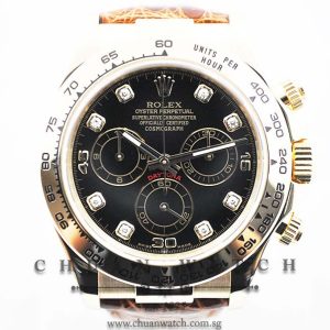 Rolex Cosmograph Daytona 116518 Black Diamonds